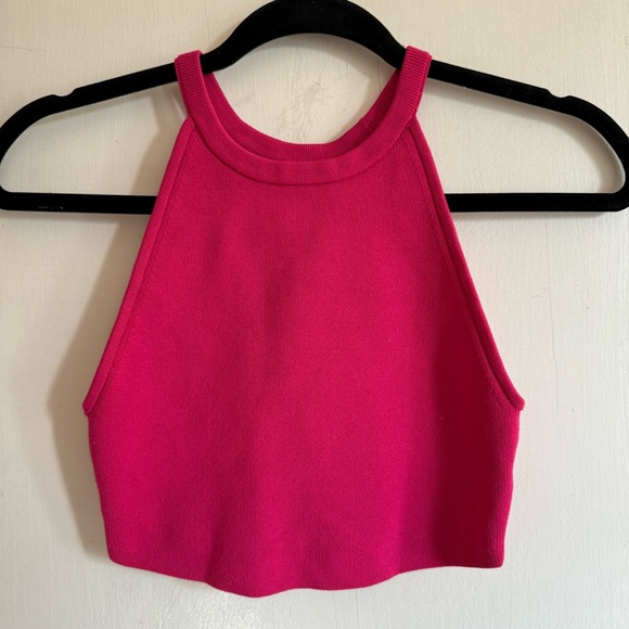 Aritzia Babaton Kevin Knit Crop Halter Top - Picture 2 of 6